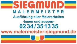 Siegmund Malermeister Ausführung aller Malerarbeiten innen und aussen